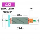 ทุ่นหินเจียร 7 นิ้ว  LG ( แอลจี )  รุ่น G707 , LG707 , TCG18OGP  *  ทุ่นแบบเต็มแรง ทนทาน ทองแดงแท้ 100%  * #4100176