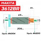 ทุ่นเร้าท์เตอร์ ( Router ) MAKITA รุ่น 3612BR * ทุ่นแบบเต็มแรง ทนทาน ทองแดงแท้ 100% *  #410015