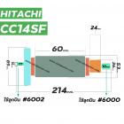 ทุ่นเครื่องตัดเหล็ก HITACHI รุ่น CC14SF   * ทุ่นแบบเต็มแรง ทนทาน ทองแดงแท้ 100%  *  #VM4100218