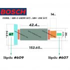 ทุ่นสว่านโรตารี่ BOSCH รุ่น GBH2-24D (6T) , GBH -2SE (6T) * ขดลวดทองแดง 100% * (No.4100239)