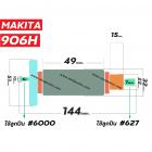 ทุ่นหินเจียรคอยาว MAKITA  ( มากิต้า ) รุ่น 906H  * ทุ่นแบบเต็มแรง ทนทาน ทองแดงแท้ 100%  * #410093