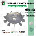 ใบพัดลมมอเตอร์ ( อลูมิเนียม ) 7 นิ้ว รู 28 mm. ( 177 mm.รู 28 mm. ดุม 47 mm. ) ( GK07P28/ แบบฉีด )