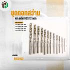 ชุดดอกสว่านเจาะเหล็ก HSS 12 ดอก  ( INGCO ) #AKDB1125
